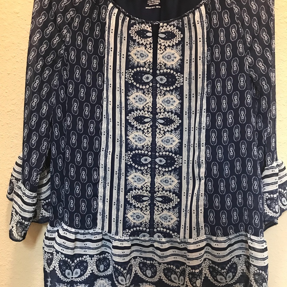 St. John’s Bay Peasant Blouse.